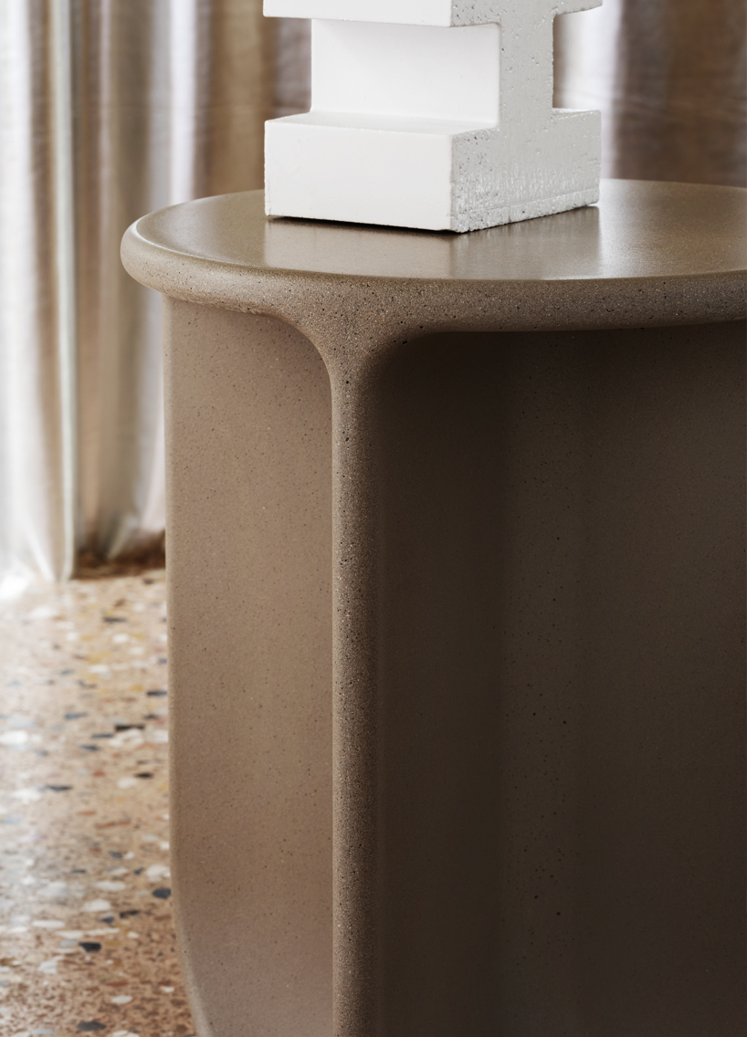 skrivo unveils recyclable concrete coffee tables inspired by venetian palace mosaics