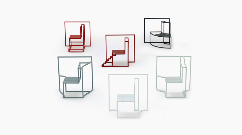 andrea ponti portrays hong kong's urban scene through eight conceptual seats