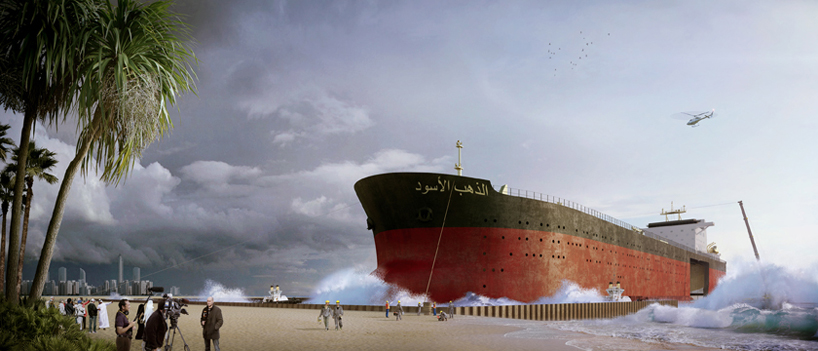 Black Gold Project Repurposes Mega Oil Tankers For Land Based Uses