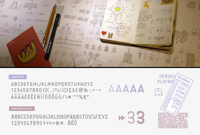 fabio lopez creates 100 pictograms for mini rio tribute project