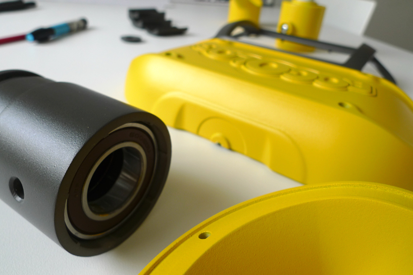 studio lama bogolog tetherball smart workout device designboom