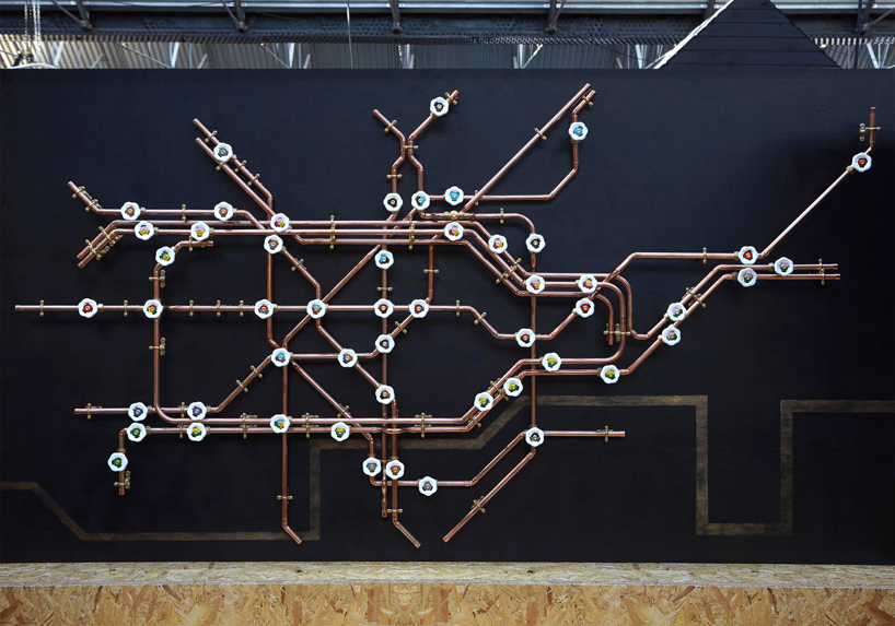 nick fraser transforms pipework into 3D tube map of london