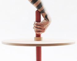 avvitamenti furniture collection by carlo contin for subalterno1 