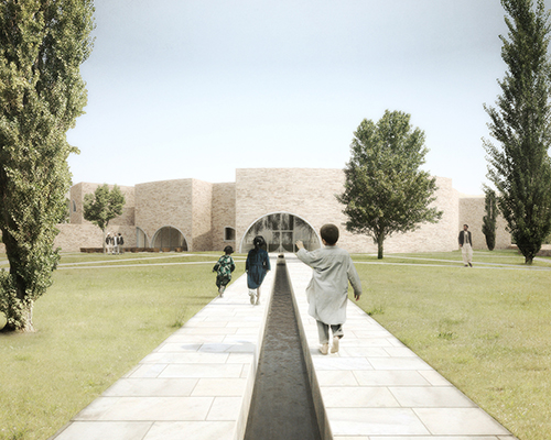 JJs architecture honors bamiyan valley with silent monument proposal