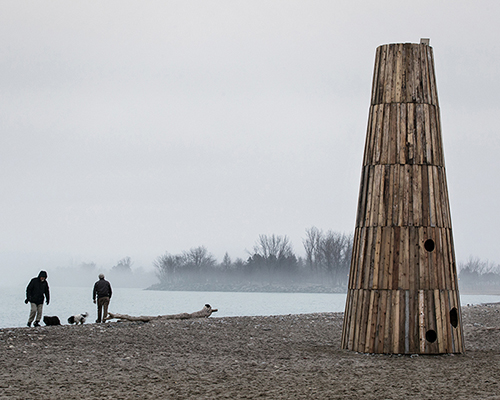 JJs arquitectura builds a temporary donation hotspot in toronto