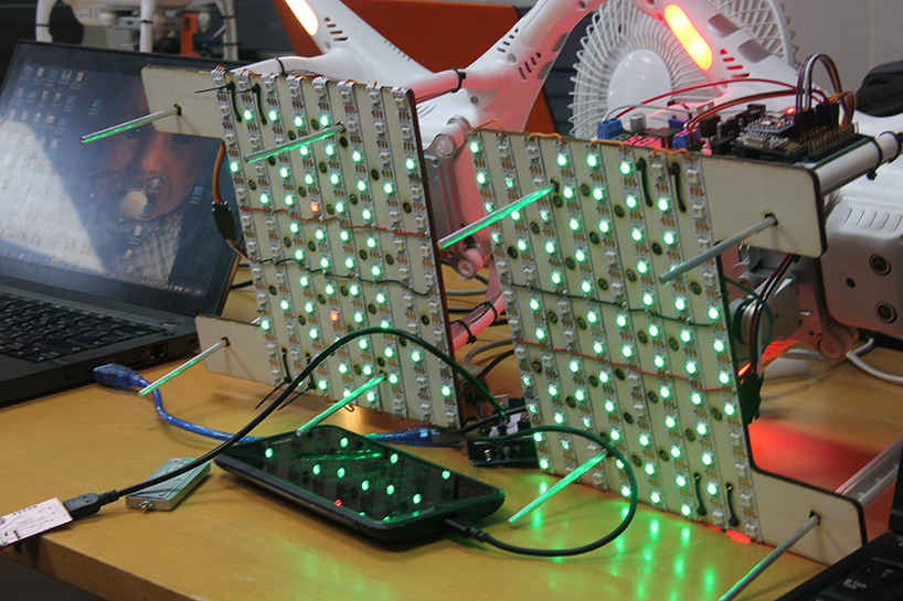 lasers meet drones in spaced out real-life space invaders at geekcon israel