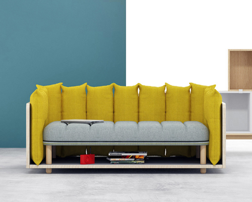 re-cinto sofa by davide anzalone provides playful + unconventional uses