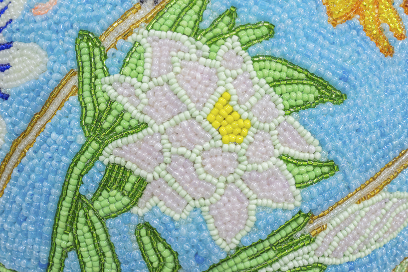 jorge mañes rubio's vibrant beaded basketballs reinterpret historical symbols and myths