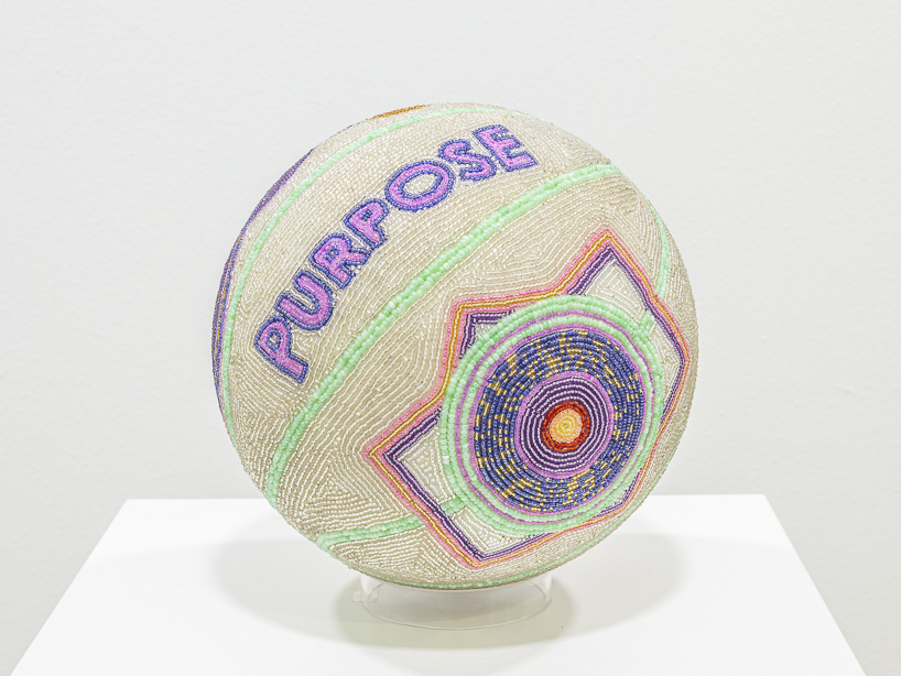jorge mañes rubio's vibrant beaded basketballs reinterpret historical symbols and myths