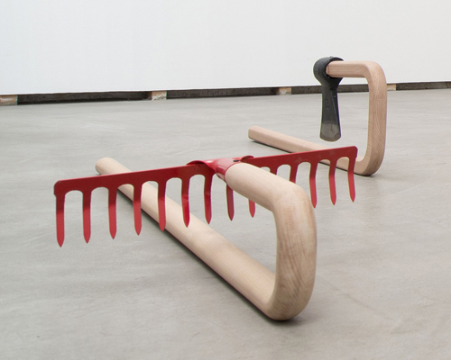 pascal hachem deforms everyday tools for an exhibition against elitism