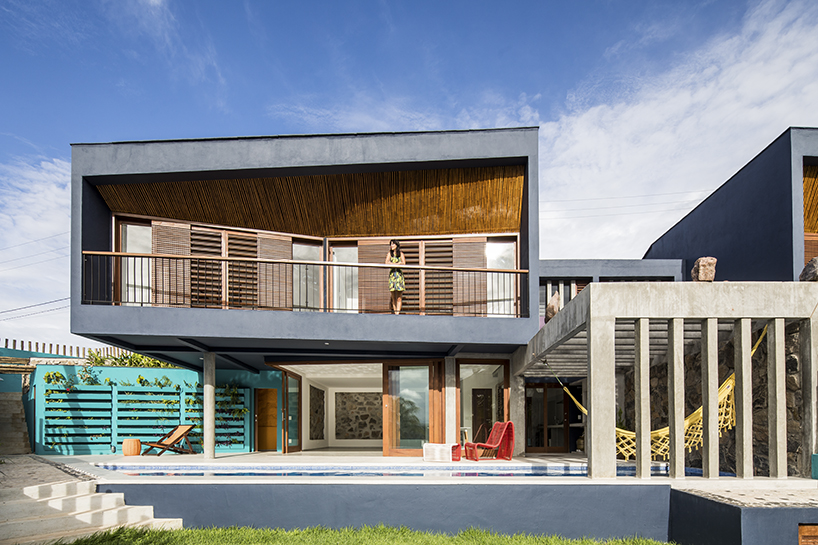 these houses in brazil are painted with the hues of the sea, by vilela florez