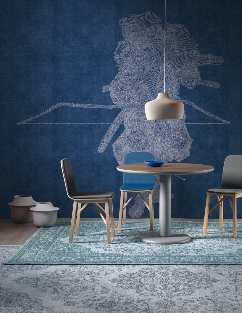 paolo cappello re-imagines ancient japanese art for tangles wallpapers