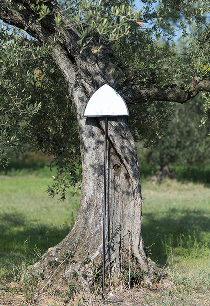 fabio meliota's excavating shovel mirrors pay tribute to joseph beuys