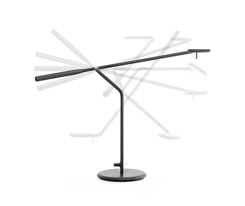 flow, a desk lamp designed by andreas kowalewski for normann copenhagen