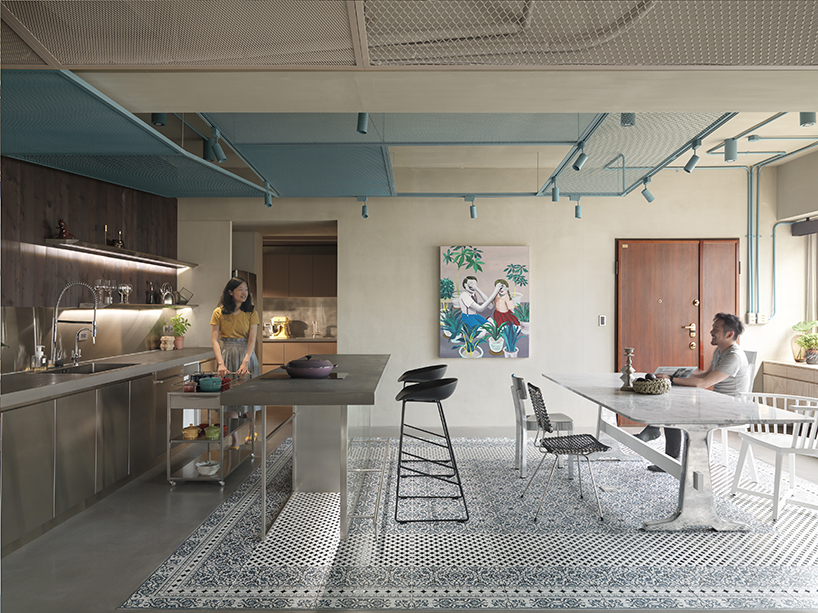 KC design studio divides taiwanese residence into private + public spheres