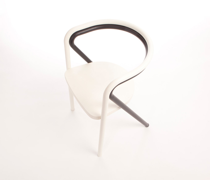 contrasting chair compositions constructed by bakery design
