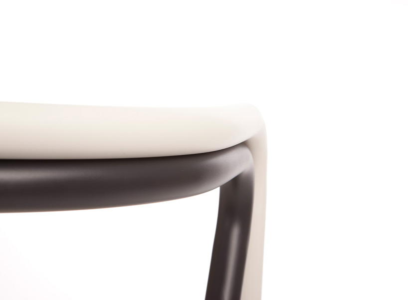 contrasting chair compositions constructed by bakery design