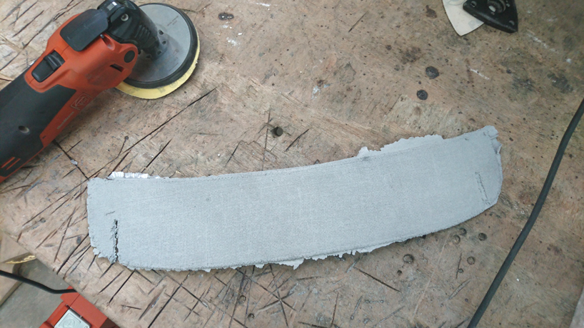 the tiss tiss chair uses a welding technique that evokes the appearance of textured denim