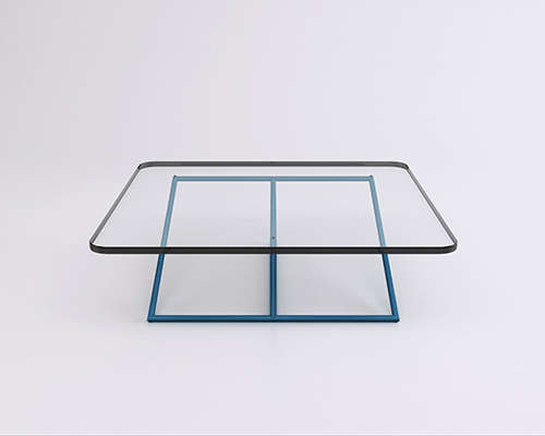 luis arrivillaga frames tubular steel table after de stijl