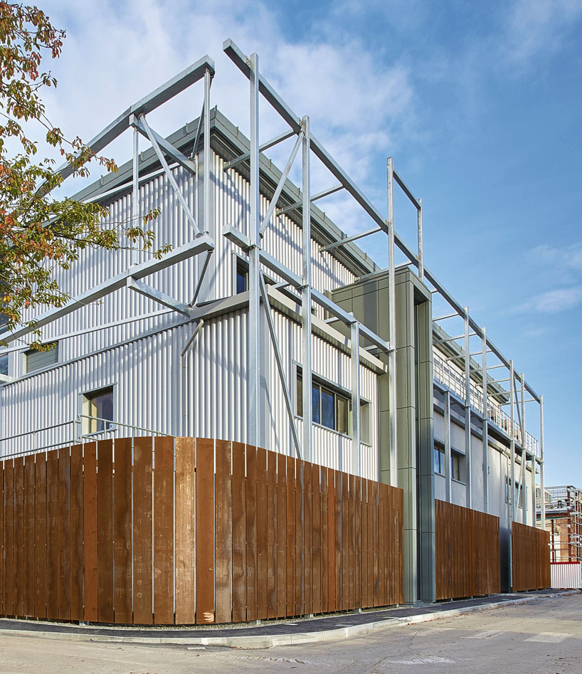 hewitt studios begins construction on renewable tech hub for SGS college, UK