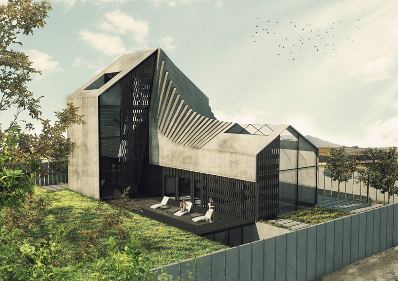 habibeh madjdabadi's 'house of bathe' features a 'mutated' rear volume - 1