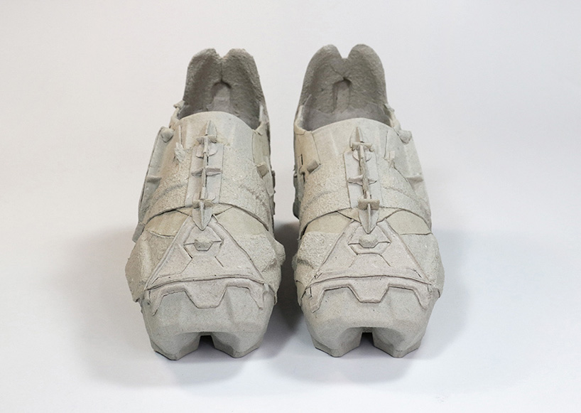 El diseño de Kibardin convierte cartones de huevos reciclados en zapatillas de deporte