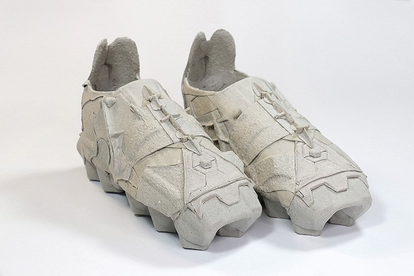 El diseño de Kibardin convierte cartones de huevos reciclados en zapatillas de deporte