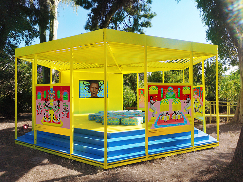 sanctuary of dreams: toguna world's nomadic temple for collective visioning lands in athens