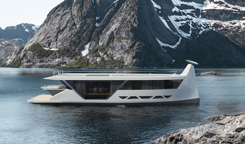max zhivov draws influence from viking ships to design smart yacht 'drakkar S'