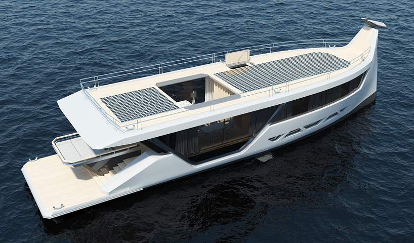 max zhivov draws influence from viking ships to design smart yacht 'drakkar S'