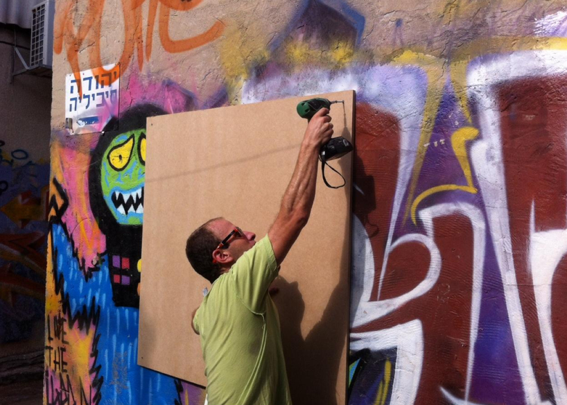 street capture project uses reclaimed graffiti as furniture façades