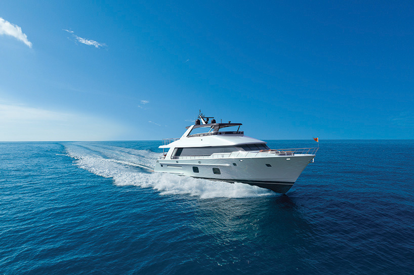 jozeph forakis evokes the elegance of yachts from another era with CLB 88 design designboom