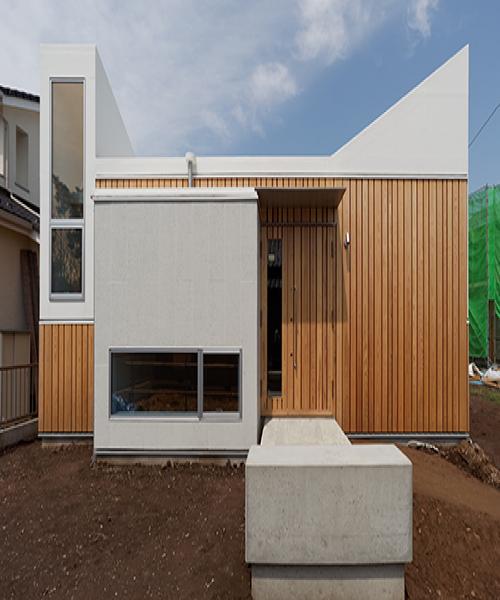 la rivière frank architects adds four ears with daylight catchers to japanese house