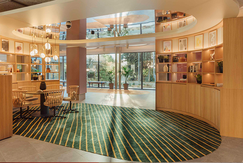 stone designs references spanish comics from the 1950s for madrid hotel interior