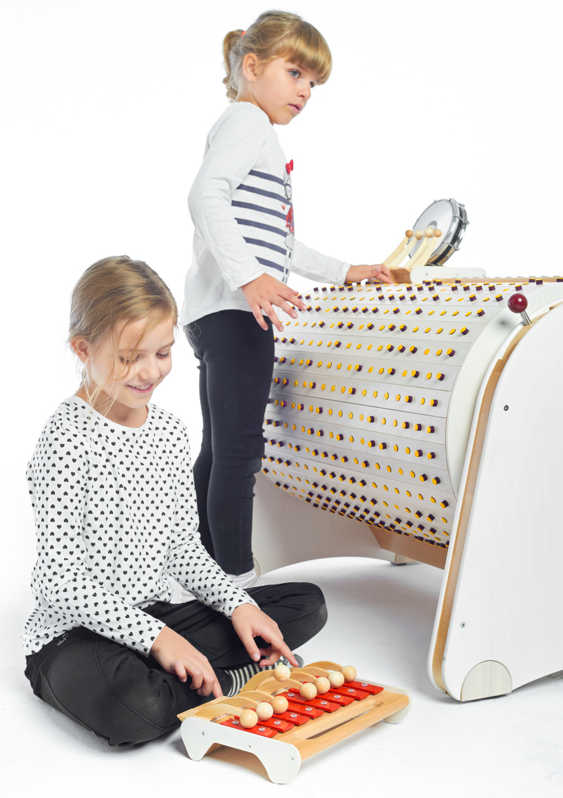 the 'musicon' instrument helps teach children creative composition, musicality + coding