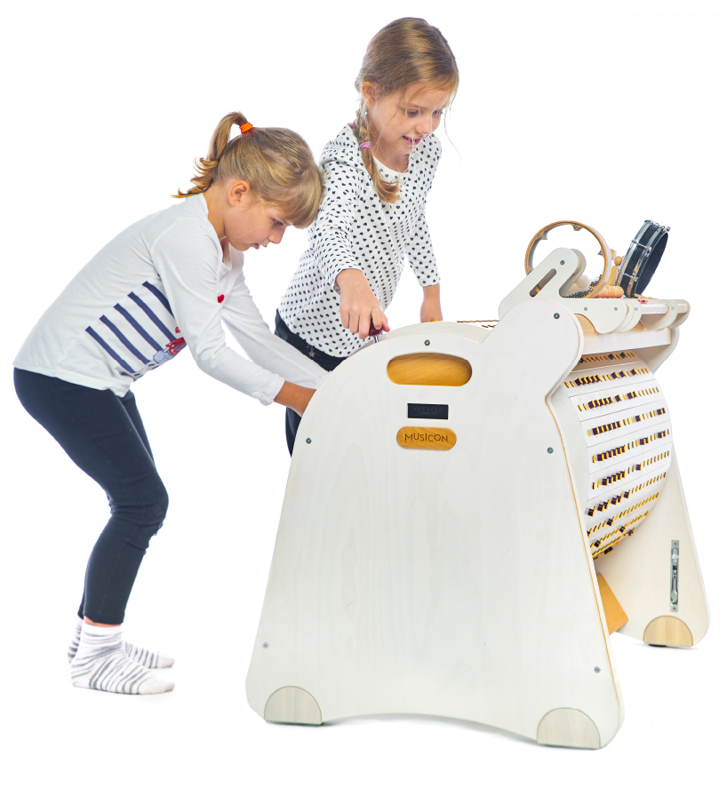 the 'musicon' instrument helps teach children creative composition, musicality + coding