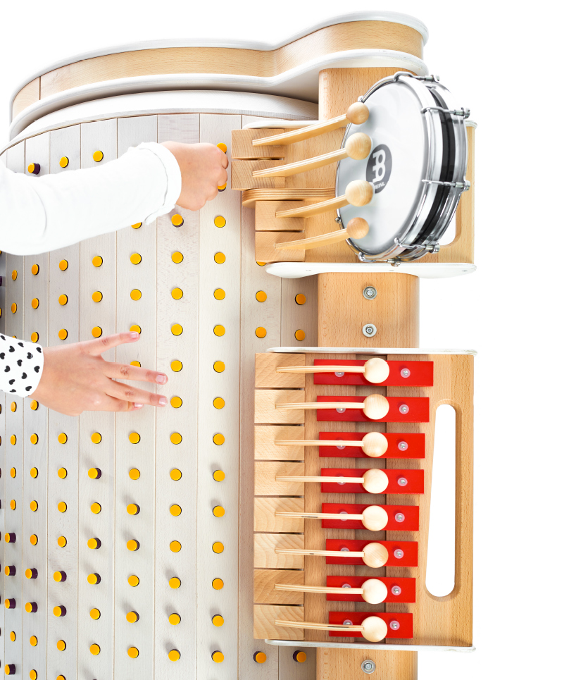 the 'musicon' instrument helps teach children creative composition, musicality + coding