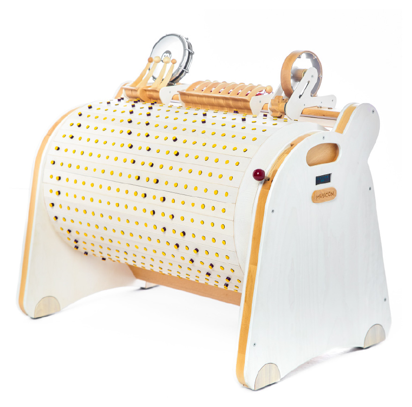 the 'musicon' instrument helps teach children creative composition, musicality + coding