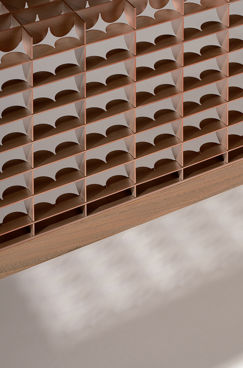 choi joon woo upgrades furniture with traditional korean tiles