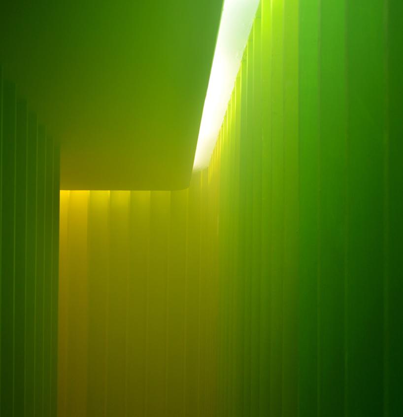 ETT studio experiments with color for the spectrum pavilion