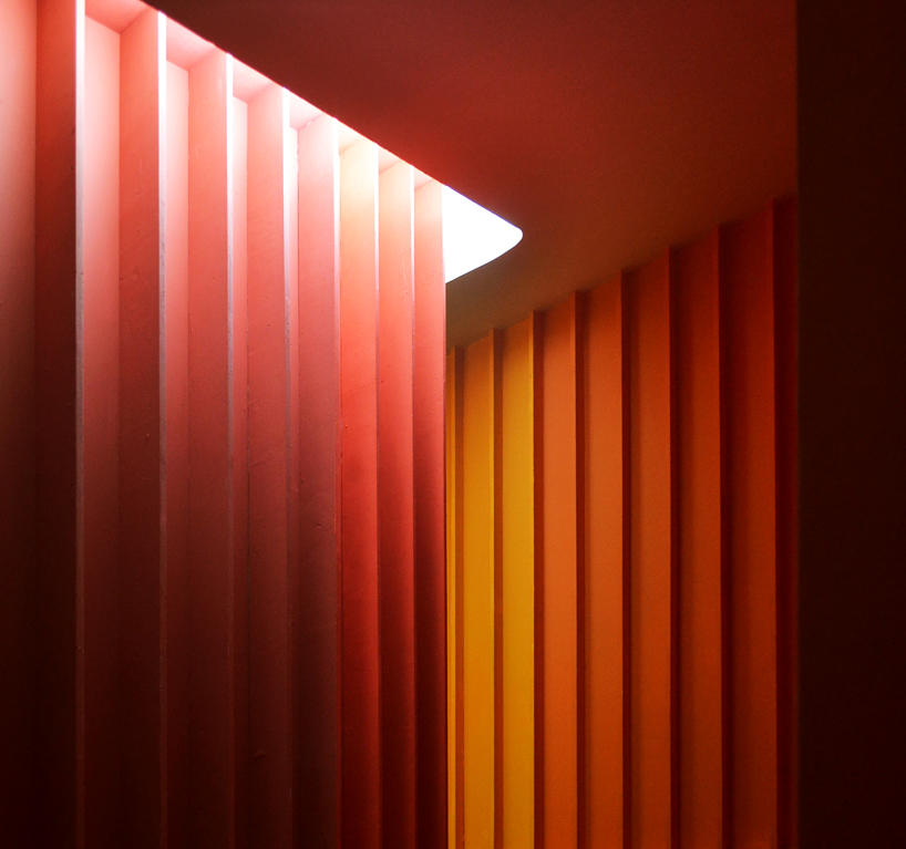 ETT studio experiments with color for the spectrum pavilion