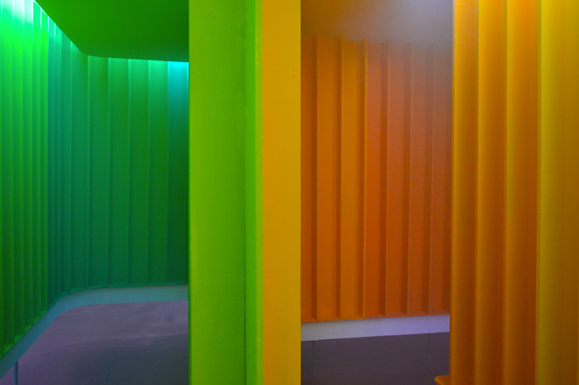 ETT studio experiments with color for the spectrum pavilion