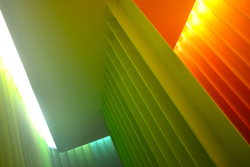 ETT studio experiments with color for the spectrum pavilion