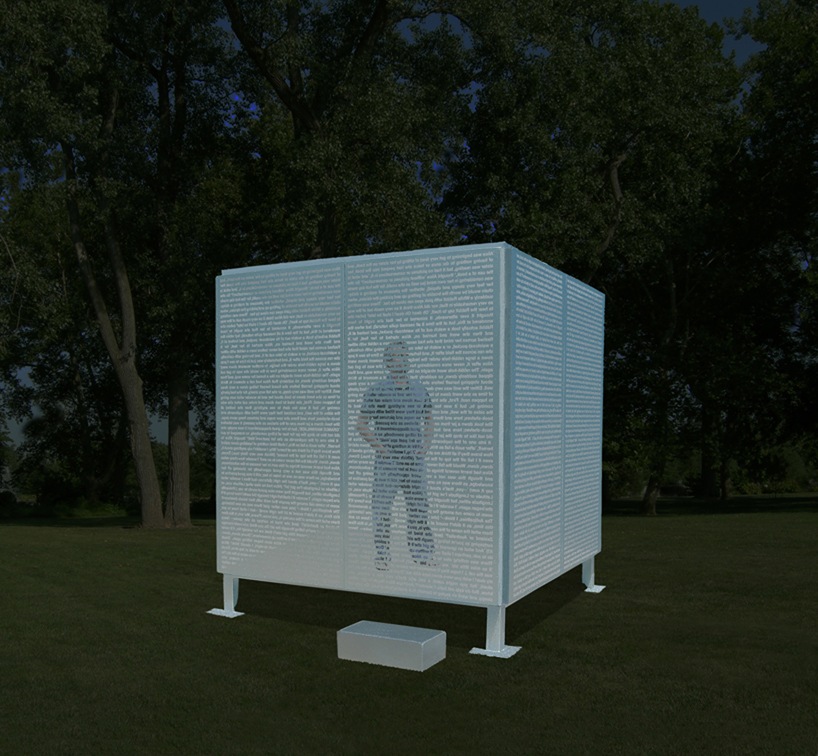 pre fabricated literaryum installation by michael jantzen
