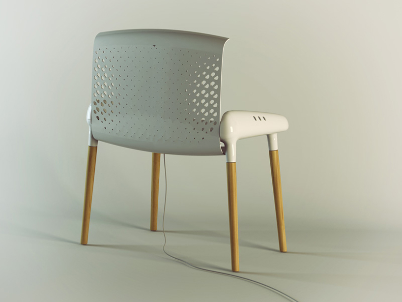 lockable co-working table by ZA architects