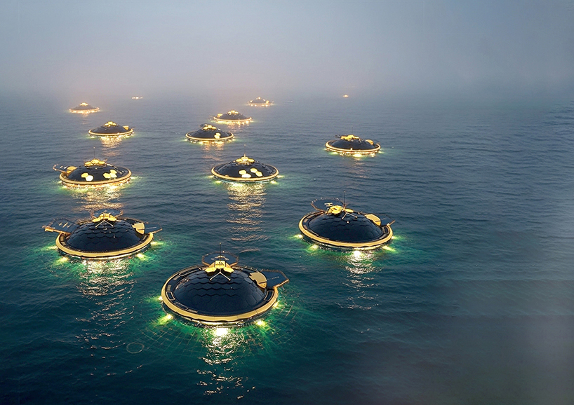 Plataforma flotante combina cultivo de algas, energía renovable y producción de agua dulce