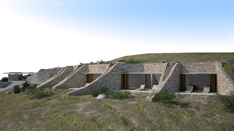 villa nai 3.3 by nikola bašić is a luxury hotel carved into a hill under a hundred-year-old olive orchard