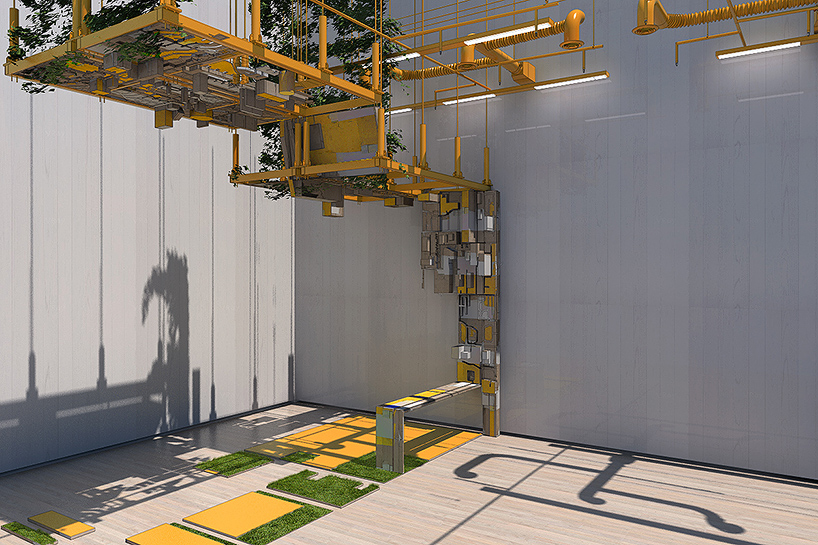 installation follies by vigilism examine architectural tropes