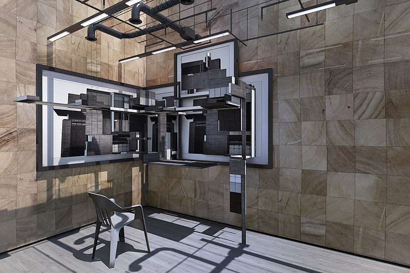 installation follies by vigilism examine architectural tropes