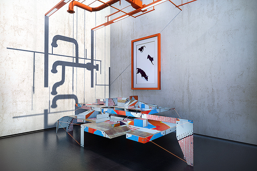 installation follies by vigilism examine architectural tropes